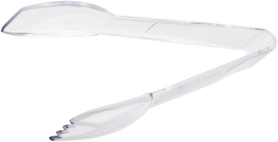Tongs: 6 Inch Tongs Clear