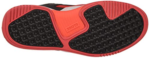 Image of Globe Men's Skateboarding Shoes, Black Black Red 10036, 7.5 UK