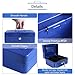 Milltrip Mini Digital Safe Box, Portable Security Lock Box for Cash Jewellery Passport (Blue)