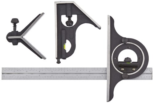 Fowler 52-370-012-0, 4 Piece Combination Square Set With 12" Blade #TOP28