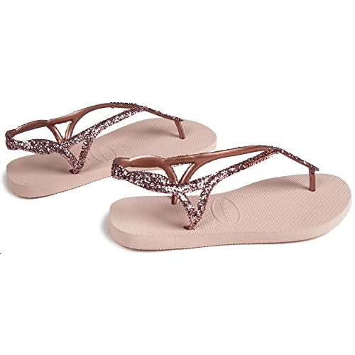 SANDALIAS HAVAIANAS LUNA PREMIUM II n° 37/38 ROSA BALLET/ROSA RETRO METALICO