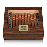 cigarren schum 🍀 Gute Luftdichtigkeit: Dieser schöne zigarren humidor verfügt über eine ausgezeichnete luftdichte Abdichtung, um Ihre Zigarren maximal vor der Sonne zu schützen.