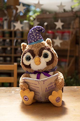 Cuddle Barn | Octavius The Storytelling Owl 12" Animated Stuffed Animal Plush Toy | Eyes Light Up, Mouth Moves And Head Sways | Wizard Owl Recites 5 Fairy-Tales #TOP2