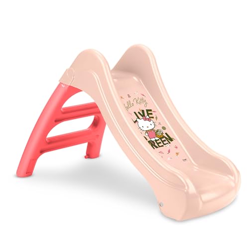 FEBER - Scivolo Hello Kitty, piccolo scivolo, scalini antiscivolo, colori resistenti alla luce del sole ed al cambio di temperatura, facile da montare, + 1, Famosa (FE202000) FEBER - Scivolo Hello Kitty, piccolo scivolo, scalini antiscivolo, colori resistenti alla luce del sole ed al cambio di temperatura, facile da montare, + 1, Famosa (FE202000)
