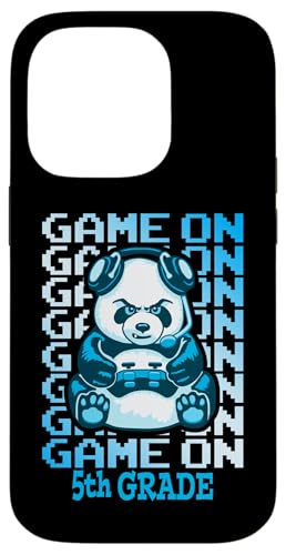 Game On 5th Grade Back To School Funny Panda Bear �Q�[�}�[ �X�}�z�P�[�X iPhone 14 Pro �p