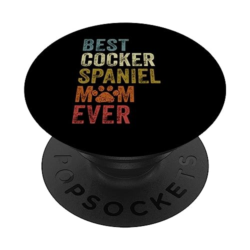 Retro Best Cocker Spaniel Mamma Mai Cane Mamma Festa della Mamma PopSockets PopGrip Intercambiabile