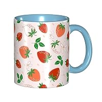 Amazon.co.jp: いちご柄 苺柄 イチゴ柄 グッズ マグカップ おもしろ