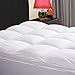 KARRISM Extra Thick Mattress Topper(Queen), Cooling Mattress Pad Cover Topper, 400TC Cotton Pillow Top (8-21Inch Deep Pocket)