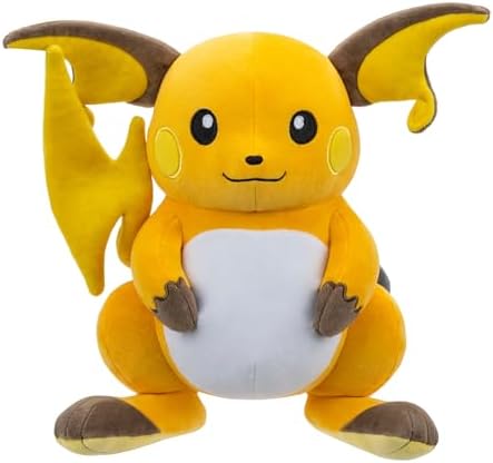 Pokémon Peluche Raichu Peluche Douce de 30 cm avec des détails Au...