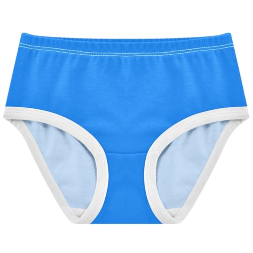 Joisal Cartoon Girls Underwear Toddler 2t Cotton Girl Panties Cute Azure Blue Briefs Kids Undies