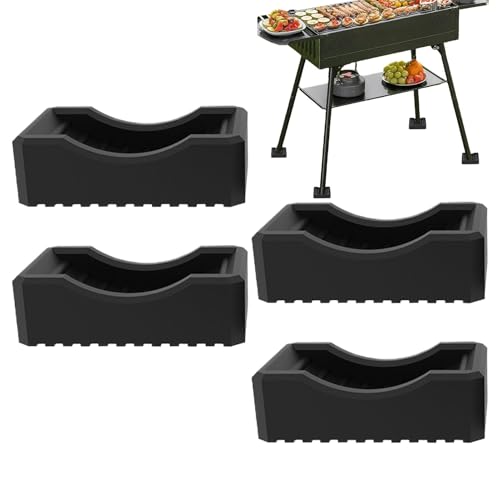 Grill-Nivellierfüße – Grill-Nivellierscheiben Grillzubehör | Grill-Nivellierpad Grillzubehör | Grill-Nivellierscheiben Grillzubehör | Grill-Nivellierwerkzeug für Terrasse, Garten, Hof, Hinterhof