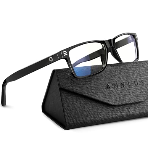 ANYLUV Blue Light Glasses (Clear Lens, Single Pair)