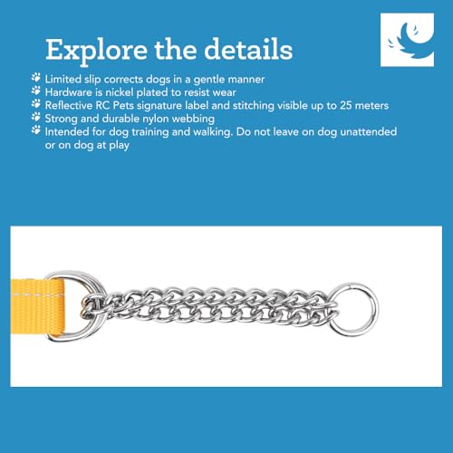RC Pet Products 3/4\" Primary Collection Martingale Dog Training Clip Collar, Small, Black - Thumbnail 2