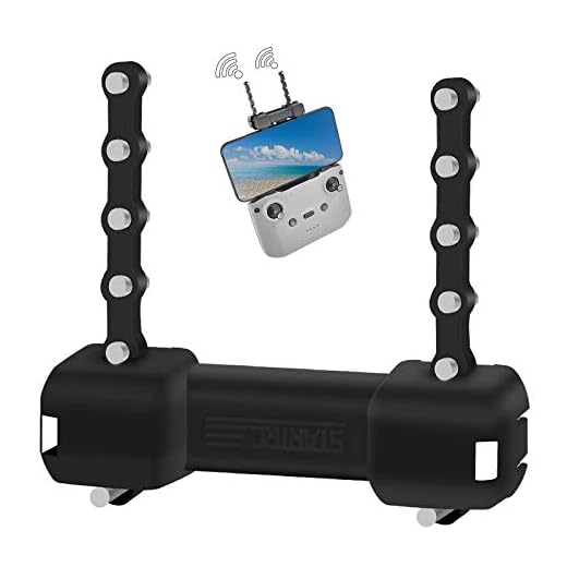 ZHITING Mavic Air 2 fjärrkontrollantenn 5,8 ghz signalförstärkare räckvidd förlängare för DJI Mavic Air 2 drönare (svart)