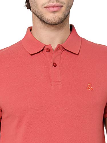 Image of JACK & JONES Men's Solid Slim fit Polo