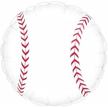 PMU Baseball Balloon 18 Inches Mylar Balloon 1/Pkg Pkg/1