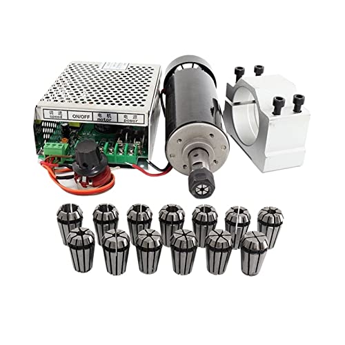 Moteur de Broche CNC 500W ER11 avec alimentation régulée et pinces de serrage pour fraisage Set 3 - 3