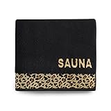 Class Home Collection Saunahandtuch 80x200 Frottee Saunatuch XXL Baumwolle Leopard Schwarz