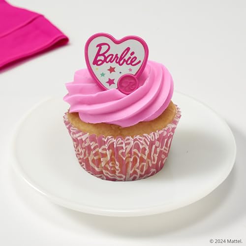 Barbie™ Baking Cups By DecoPac | Pink | 1.8" Cupcake Liners, Greaseproof Paper Cases for Muffins and Cupcakes, Pack of 48 by DecoPac - Image 2
