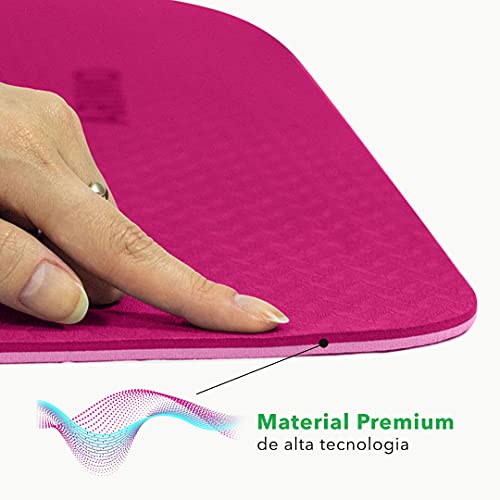 ARIMO Tapete Yoga Mat Antiderrapante TPE Ecológico Biodegradável Todos Os Tipos de Yoga/Pilates 181