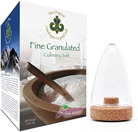 Original Himalayan Salt Crystal - Fine Granulated Culinary Salt for Cooking, Food Preparation and Health with 84 Trace Minerals - 2.2lb (1kg) with Fine Salt Shaker