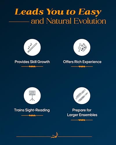 Selected Duets for Flute: Volume 1 - Easy to Medium (Rubank Educational Library, 177) - Flute Music Book for Duet Playing - Flute Learning Materials for Growing Musicians - Image 2