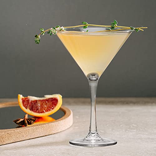 Amazing Abby - Vesper - 10-Ounce Plastic Martini Glasses (Set Of 6), Plastic Cocktail Glasses, Reusable, Bpa-Free, Shatter-Proof, Dishwasher-Safe, Perfect For Poolside, Outdoors, Camping, And More #TOP1