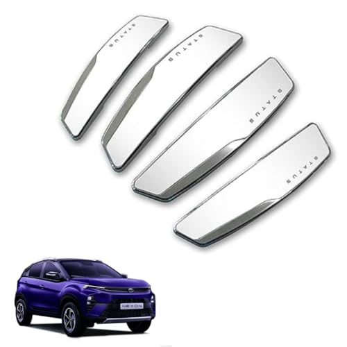 Image of Autokaar Status Car Door Edge Guard Scratch Protector White Universal for Tata Nexon /Punch /Tiago /Altroz /Harrier /Safari /Tigor /Indica /Sumo /Hexa /Harrier /Nexon EV