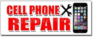 36" Cell Phone Repair Decal Sticker Apple lg HTC Samsung All Brands iPhone