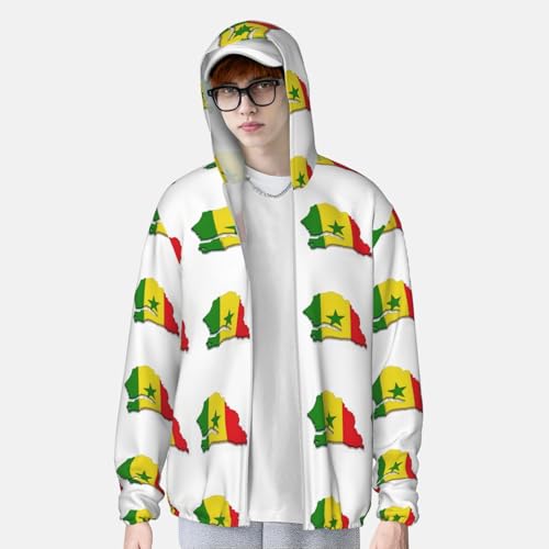 Sudadera de Senegal con capucha y cremallera para conectar con tus raíces 2