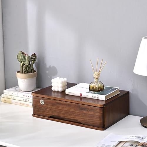 ZHANGGL Classeur de Bureau en Bois - Classeur de Rangement verrouillable avec tiroirs - Fournitures de Bureau à Domicile élégantes - Boîte de Rangement de...
