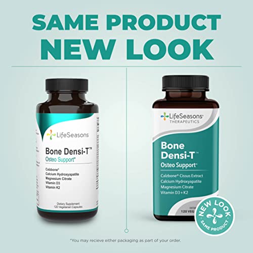 Life Seasons - Bone Densi-T - Osteo Support Formula, Easy To Absorb, Supports Bone Density And Strength - Contains Vitamin D, Vitamin A And Calcium - 120 Capsules #TOP6