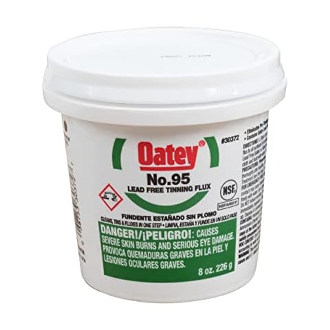 Oatey 30372 No. 95 Tinning Flux, Lead Free 8-Ounce Cover