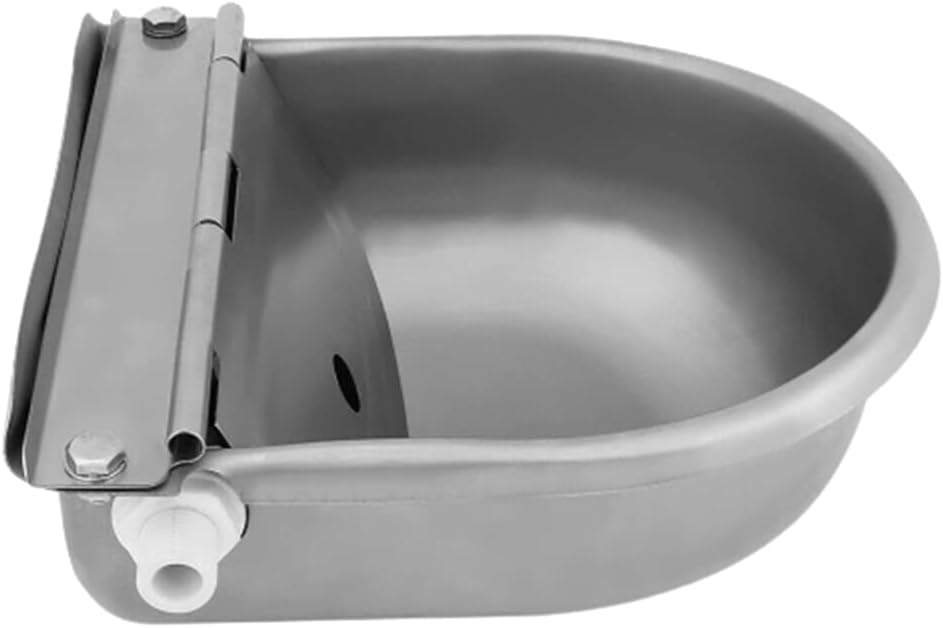 Ministry of Warehouse Stainless Steel Automatic Waterer Bowl w/Float Valve Water Trough for Horse