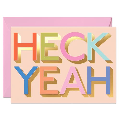 Sweetzer & Orange Congratulations Card with Gold Foil – 5”x7” Premium Greeting Card with Envelope & Seal – Thick Cardstock Elegant Design for Promotion, Wedding, Retirement & Any Special Celebrations