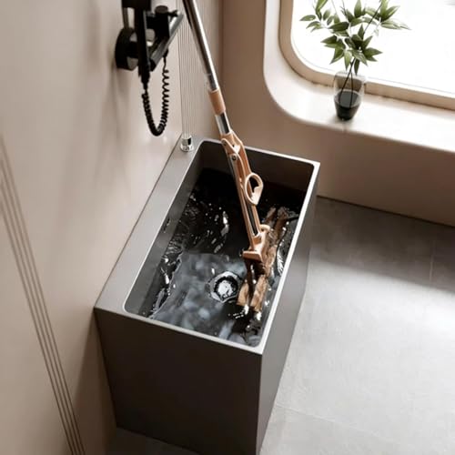 Lavabo de acero inoxidable para fregona ideal en balcones 3