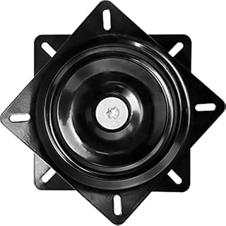 MySit 6.25" Bar Stool Swivel Plate Replacement,Square Swivel Mechanism for Recliner Chair or Furniture,Rotating Seat Swivel Base,Ball Bearing Swivel Boat Seat