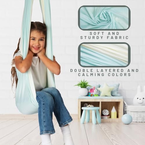 Inspire Innovations 0001 Double Layer Kids Sensory Swing Indoor & Outdoor thumb #1