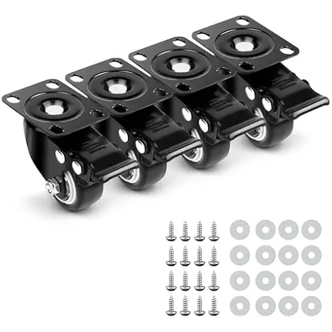 Roulettes LWMTT 40mm Charge Lourde Cover