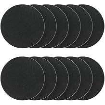 Charcoal Filters for Compost Bucket, 12 Pack Compost Bin Filter, 6.7 inch Compost Filters for Countertop Bin, Fits Most Kitchen Compost Bins, Long-Lasting Odor Elimination