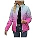 Steppjacke Damen Leicht Übergangsjacke Herbst Winterjacke Langarm Baumwolljacke Damen Jacke Winter Outdoor Daunenjacke aus Baumwolle