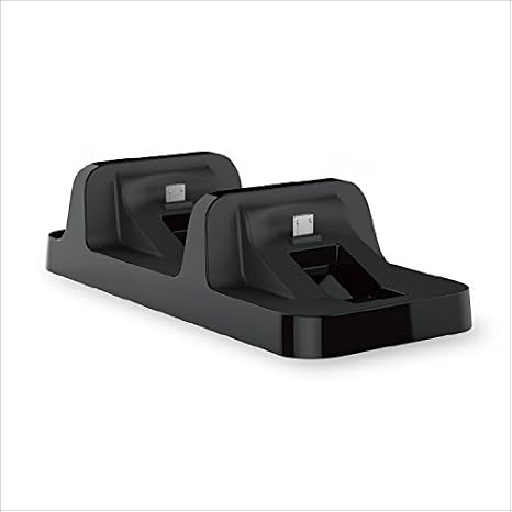 Dobe PS4 Dual Charging Dock Compact Station Black for PS4/PS4 Slim/ PS4 Pro Controller
