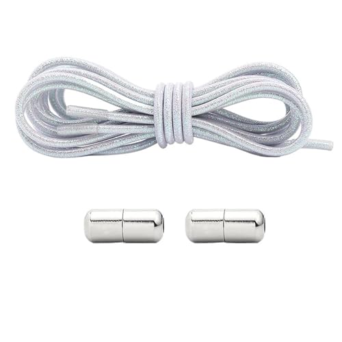 7 Best Shoelaces That Stay Tied All Day 7 linenb Shoelaces for Sneakers 6pairs Round No Tie Shoe Laces Shoes Elastic Laces Without Ties AdulT(GRAY)