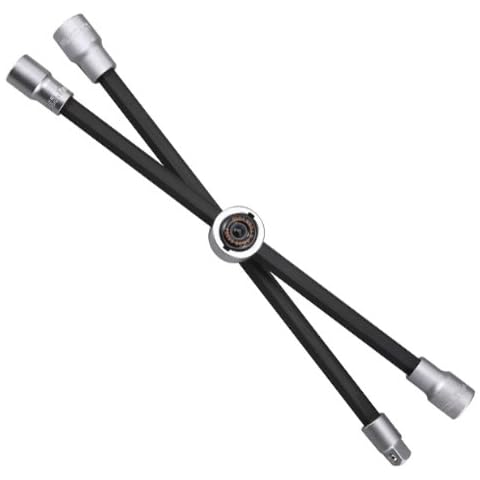 4 in 1 Wheel Brace Cross Brace Foldable 17 19 21 mm and 1/2 Square Drive Cover