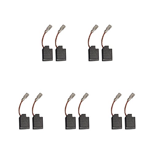 5 jeux de – 2 x Balais de charbon – – Dewalt meuleuse (6,3 x 10 x 15)