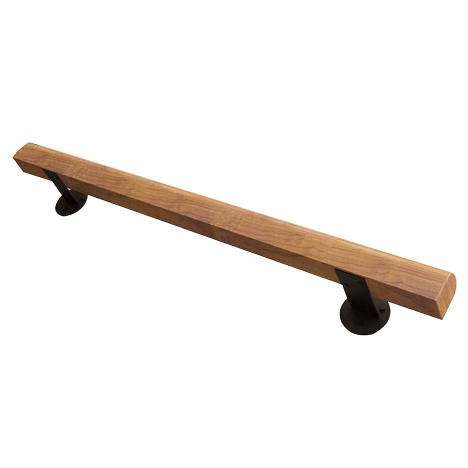 Main courante en pin massif pour escalier intérieur chic et sécurisé