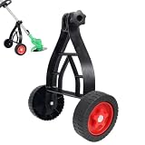 Ruote di supporto per decespugliatore, Ruote per tagliabordi, Ruota Di Supporto Del Trimmer, Attacco per tagliaerba, Per Giardino, 34x35x12cm