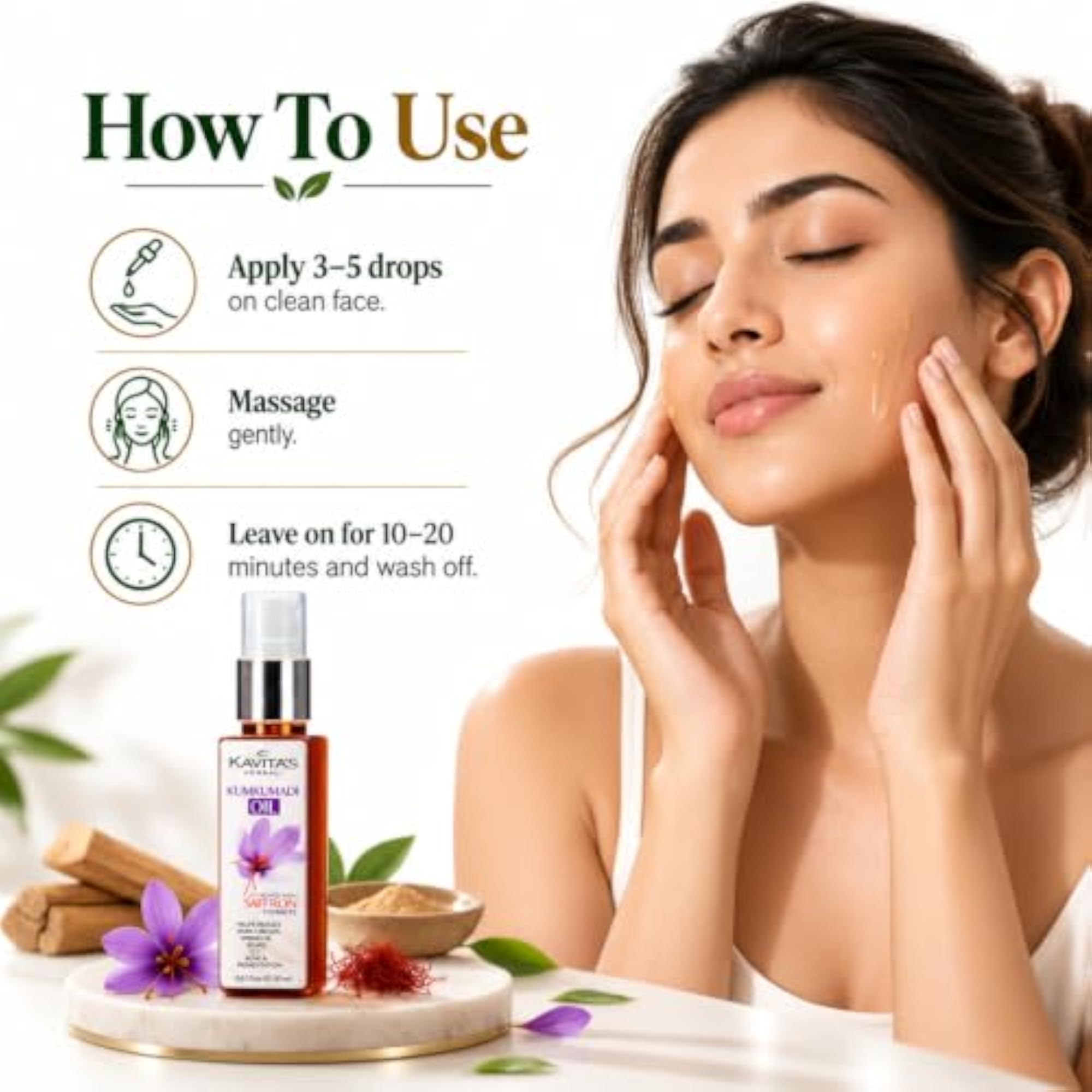 Kumkumadi Face Serum & Handmade Soap Combo
