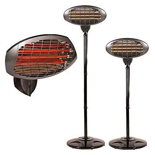 Preisvergleich Produktbild DRULINE Sale 2000 Watt Infrarot Heizstrahler Standheizer Terrassenheizung Terrassen Strahler