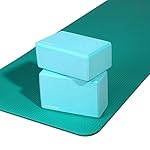 Set of 2 High Density Yoga Blocks, 9"x6"x4" Each, Pair, Multiple Colors - Image 5